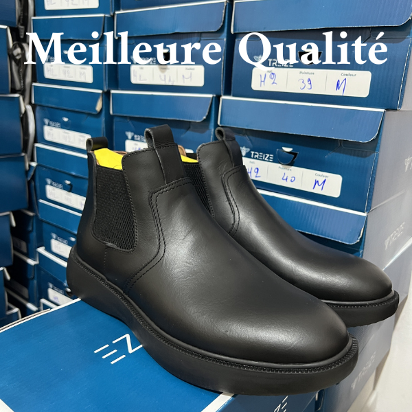 ROMA bottes en cuir veritable