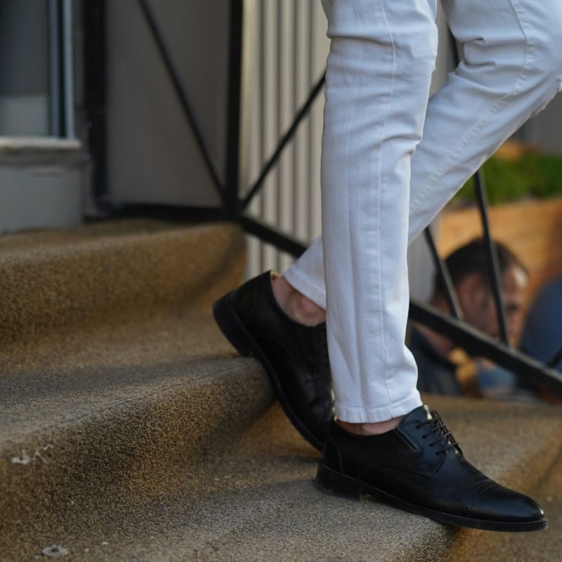 Chaussure Derby MORESQUE en cuir véritable