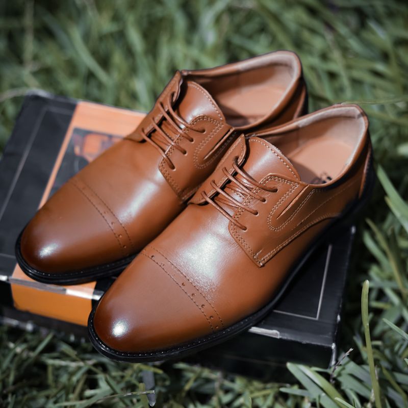 Chaussure Derby MORESQUE en cuir véritable