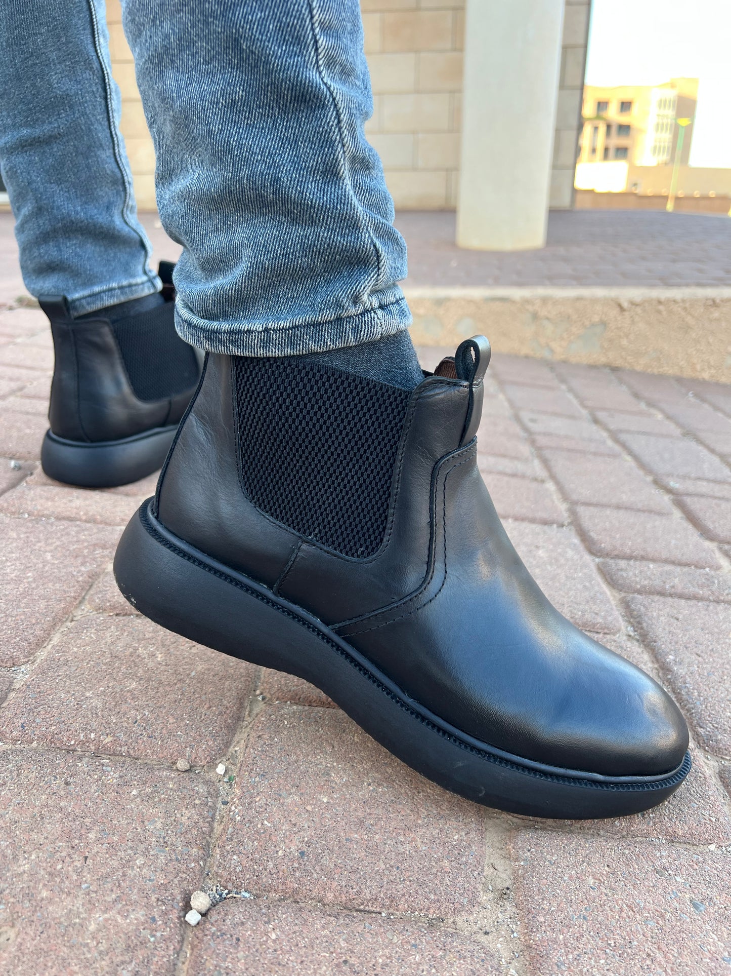 ROMA bottes en cuir veritable