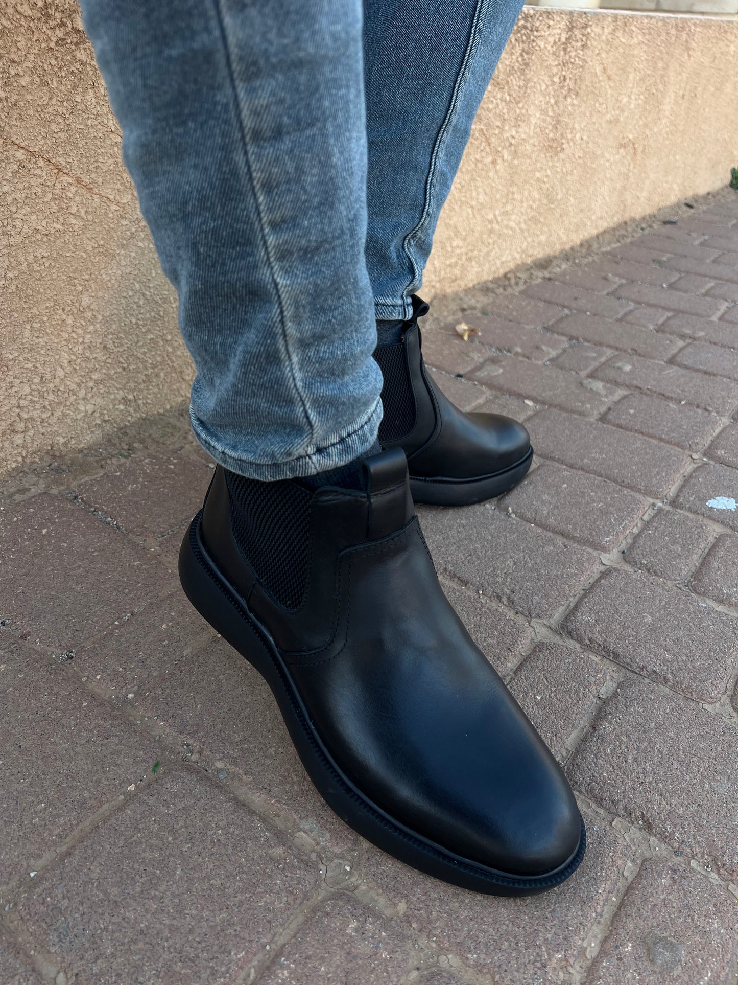 ROMA bottes en cuir veritable